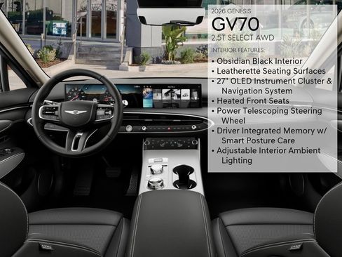 New 2026 Genesis GV70 2.5T Select AWD/4WD image 46