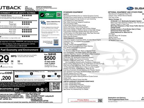 Used 2022 Subaru Outback Premium image 11