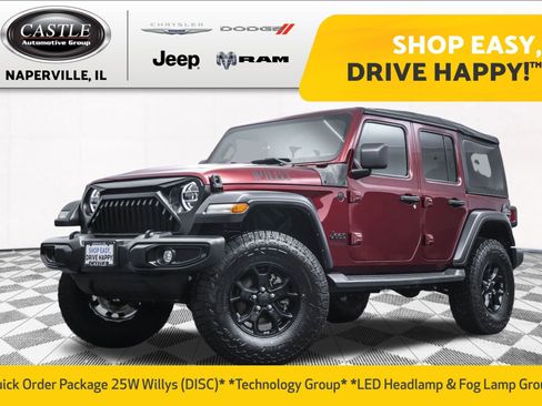 Used 2021 Jeep Wrangler Unlimited Willys image 1