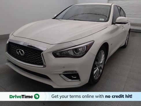 Used 2019 INFINITI Q50 Luxe w/ Essential Package (3.0T Luxe) RWD image 1