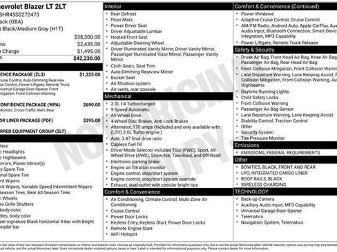 New 2025 Chevrolet Blazer LT w/ Convenience Package image 2