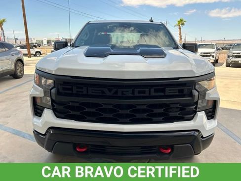 Certified 2025 Chevrolet Silverado 1500 Custom Trail Boss w/ LPO, Dark Essentials Package AWD/4WD image 3