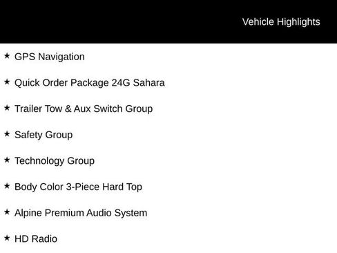 New 2024 Jeep Wrangler Sahara w/ Technology Group image 5