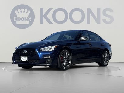 Used 2024 INFINITI Q50 Red Sport 400 w/ Carbon Fiber Package
