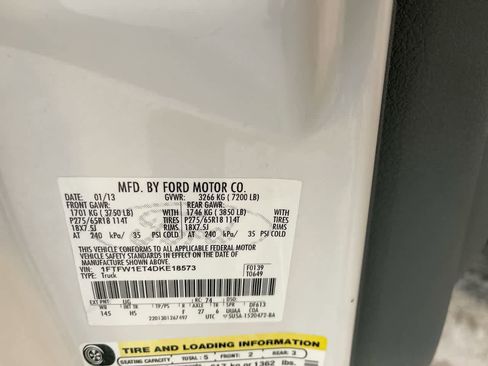 Used 2013 Ford F150 Lariat w/ Lariat Chrome Pkg image 27