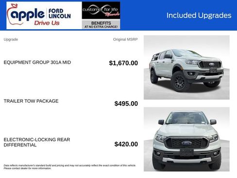 Used 2021 Ford Ranger XLT w/ Equipment Group 301A Mid AWD/4WD image 4