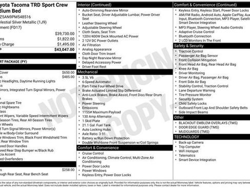 Used 2023 Toyota Tacoma TRD Sport image 11