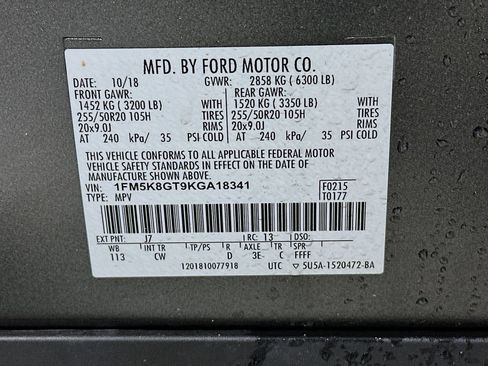 Used 2019 Ford Explorer Sport w/ Equipment Group 401A AWD/4WD image 39
