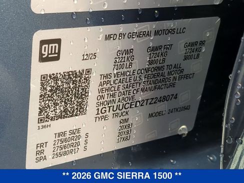New 2026 GMC Sierra 1500 Elevation image 35