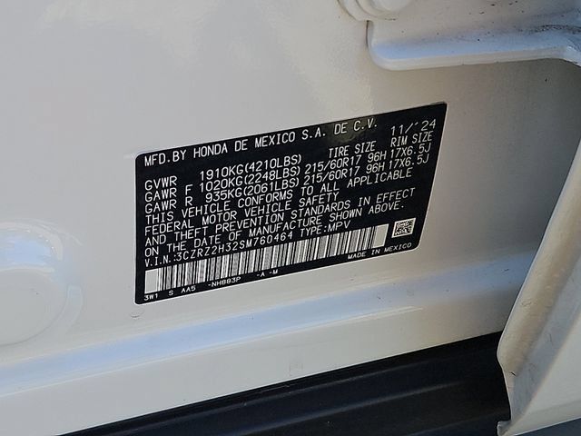 Certified 2025 Honda HR-V LX image 26