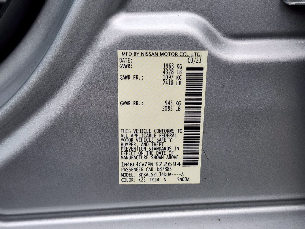 Used 2023 Nissan Altima 2.5 SR FWD image 31