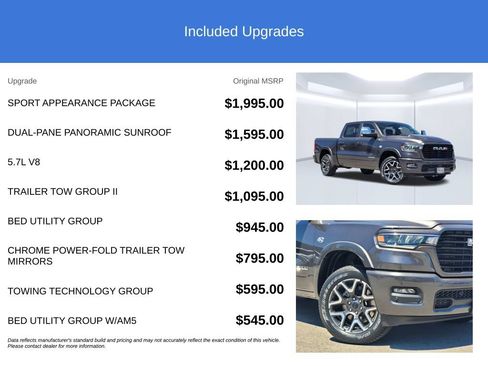 New 2026 RAM 1500 Laramie w/ Sport Appearance Package AWD/4WD image 3