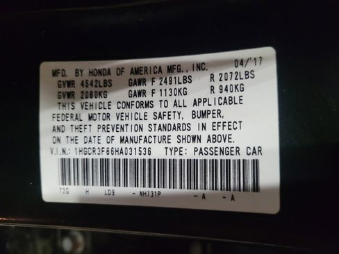 Used 2017 Honda Accord EX-L image 33