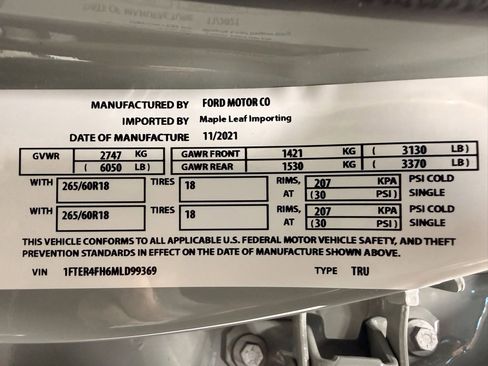 Used 2021 Ford Ranger Lariat w/ Equipment Group 501A High image 26