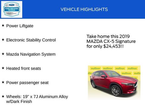 Used 2019 MAZDA CX-5 Signature AWD/4WD image 19
