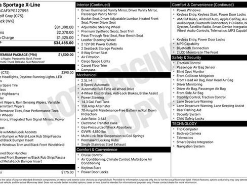 Used 2023 Kia Sportage X-Line w/ X-Line Premium Package AWD/4WD image 24