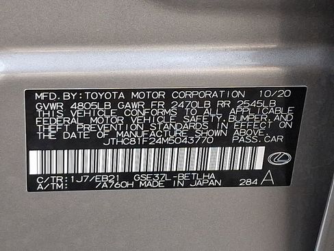 Used 2021 Lexus IS 300 AWD w/ Comfort Package image 27