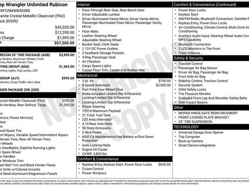 Used 2021 Jeep Wrangler Unlimited Rubicon w/ Xtreme Recon 35" Tire Package image 22