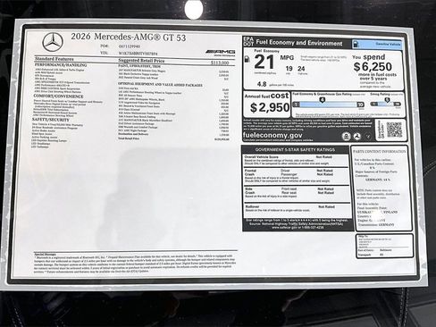 New 2026 Mercedes-Benz AMG GT 53 image 14