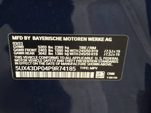 Used 2023 BMW X3 sDrive30i w/ Premium Package RWD image 34