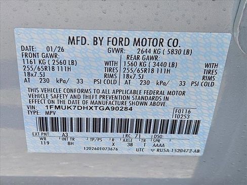 New 2026 Ford Explorer Active image 18