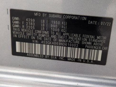 Used 2022 Subaru Impreza 2.0i image 33