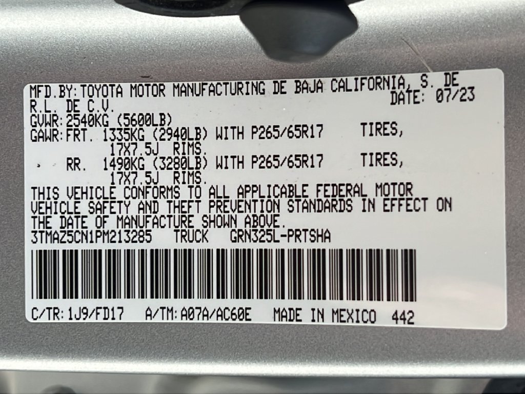 Used 2023 Toyota Tacoma TRD Sport RWD image 27
