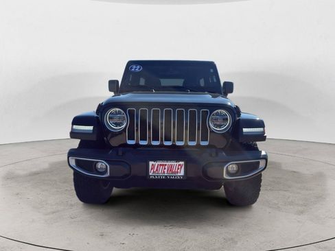 Used 2022 Jeep Wrangler Unlimited Sahara w/ LED Lighting Group AWD/4WD image 2