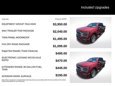 Used 2023 Ford F150 Platinum w/ Equipment Group 701A High AWD/4WD image 5