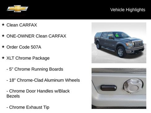 Used 2012 Ford F150 XLT w/ XLT Chrome Pkg image 19
