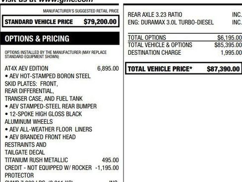 Used 2024 GMC Sierra 1500 AT4X w/ AT4X AEV Edition AWD/4WD image 2