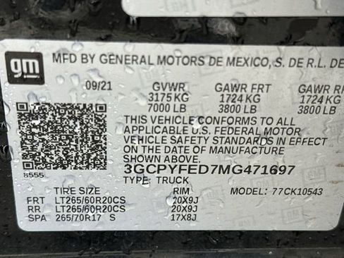 Used 2021 Chevrolet Silverado 1500 LT Trail Boss w/ Convenience Package II image 34