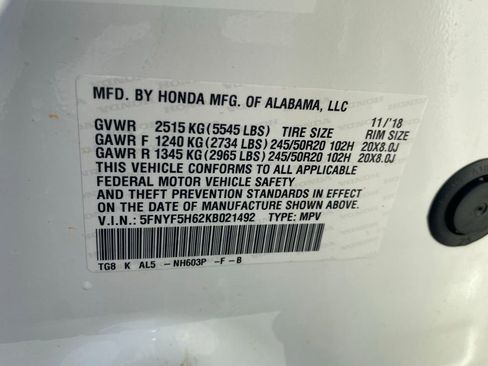 Used 2019 Honda Pilot Touring image 23