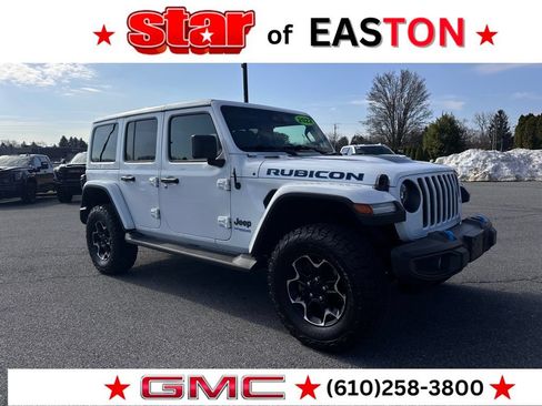 Used 2022 Jeep Wrangler Unlimited Rubicon 4xe w/ Cold Weather Group AWD/4WD image 1