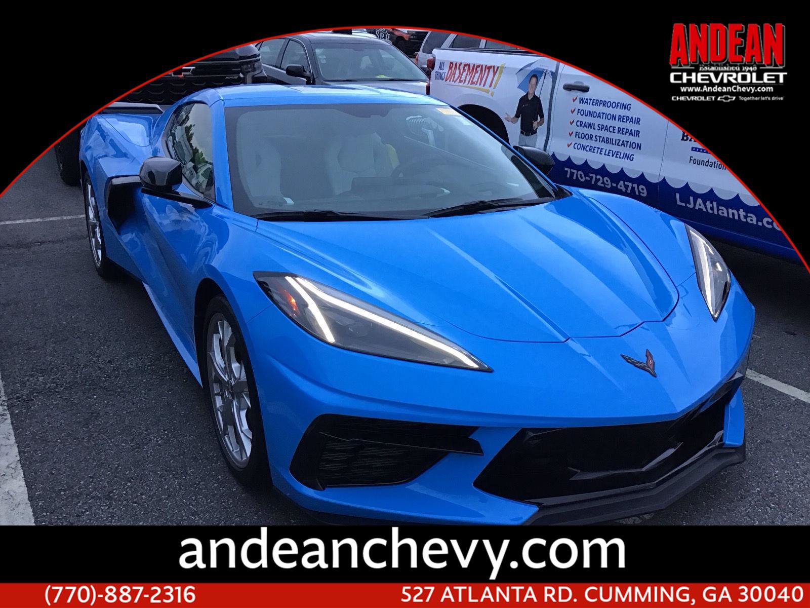 Used 2021 Chevrolet Corvette Stingray Preferred Cpe w/ Z51 Performance Package RWD image 1