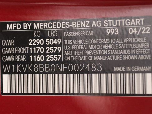 Certified 2022 Mercedes-Benz SL 63 AMG 4MATIC image 19