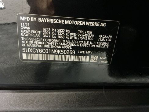 Certified 2022 BMW X6 xDrive40i w/ Premium Package image 33