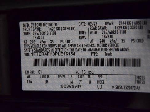 Used 2023 Ford Ranger XLT w/ Equipment Group 301A Mid AWD/4WD image 16