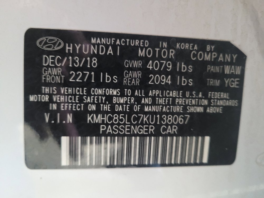 Used 2019 Hyundai Ioniq Limited FWD image 33