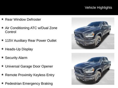 Used 2021 RAM 1500 Rebel w/ Rebel Level 2 Equipment Group image 10