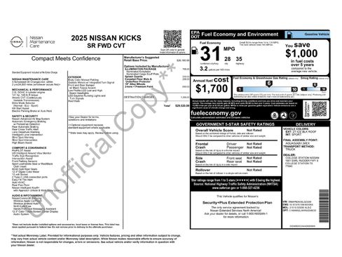 Certified 2025 Nissan Kicks SR w/ Illumination Package image 19