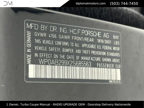 Used 2002 Porsche 911 Turbo image 47