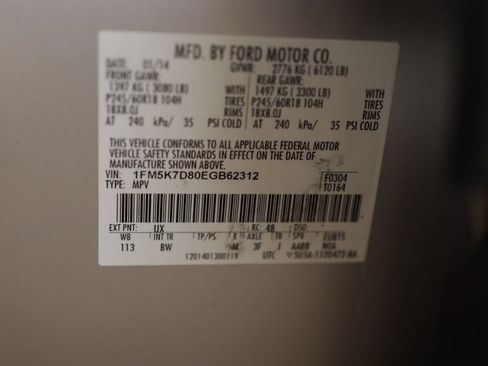 Used 2014 Ford Explorer XLT w/ Equipment Group 202A FWD image 38