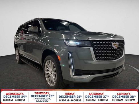 Certified 2024 Cadillac Escalade ESV Premium Luxury w/ LPO, Floor Liner Package image 1