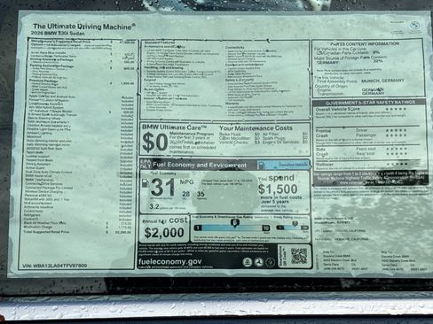 Used 2026 BMW 330i Sedan w/ Premium Package RWD image 29