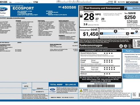 Used 2021 Ford EcoSport S image 30