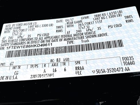 Certified 2017 Ford F150 XL w/ XL Power Equipment Group AWD/4WD image 33