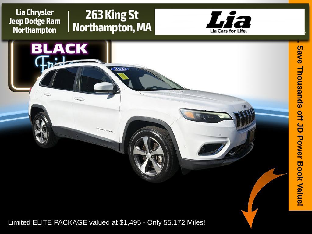 Certified 2021 Jeep Cherokee Limited w/ Elite Package AWD/4WD 360° Tour