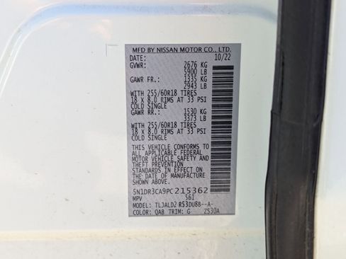 Used 2023 Nissan Pathfinder SL w/ Lighting Package (N92) image 30