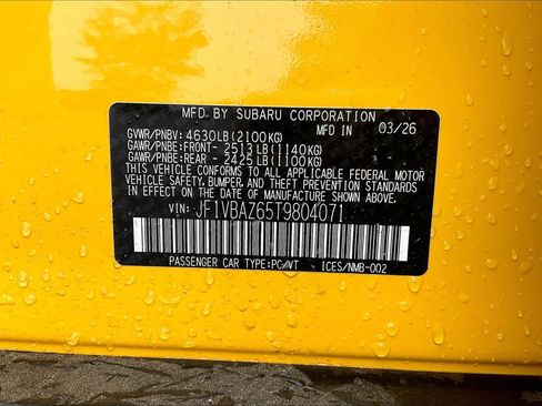 New 2026 Subaru WRX tS AWD/4WD image 12